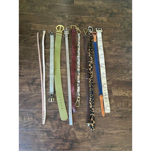 Lot of 11 Fashion Belts (Size Small-Medium) - Picture 1 of 2